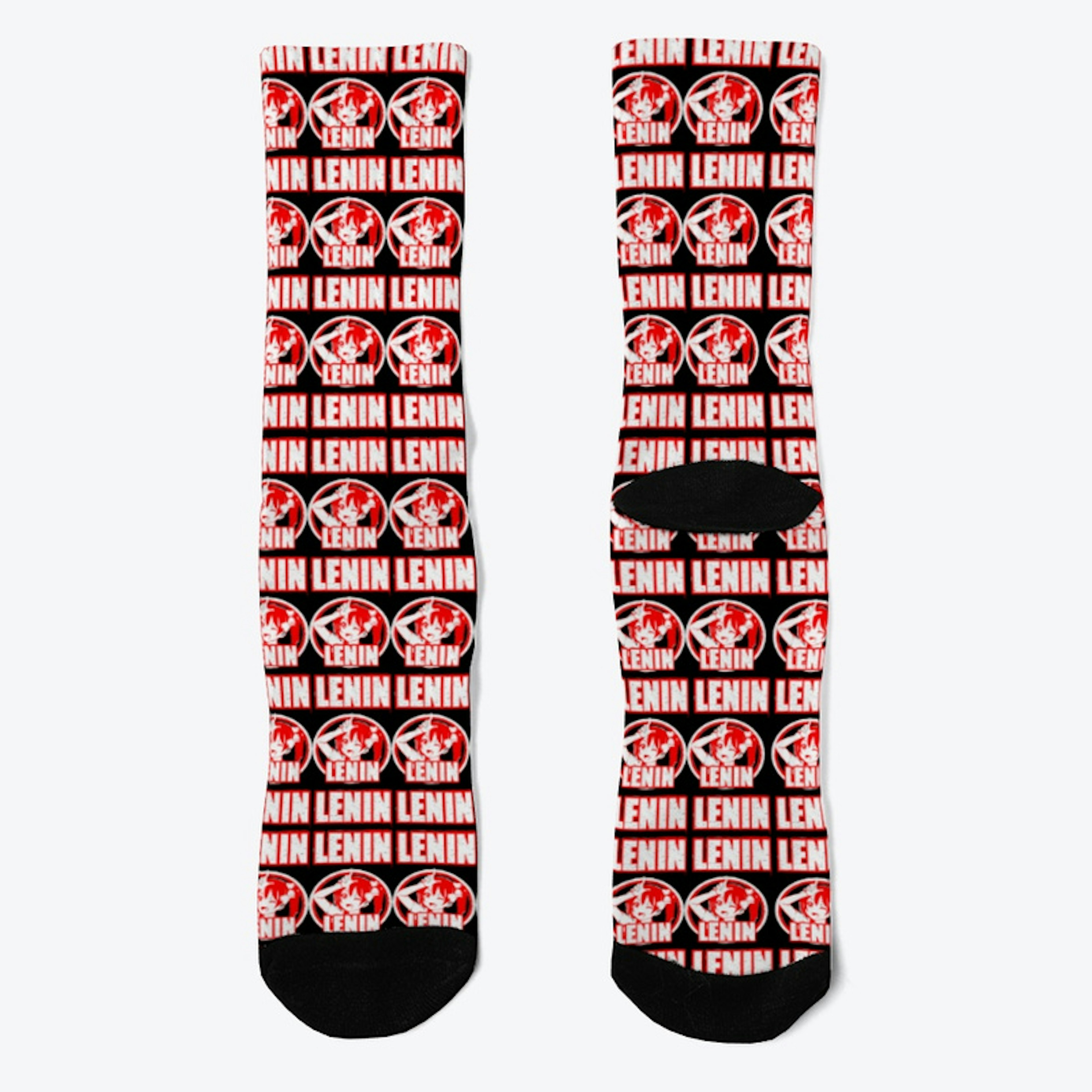 LENIN Red Logo Socks